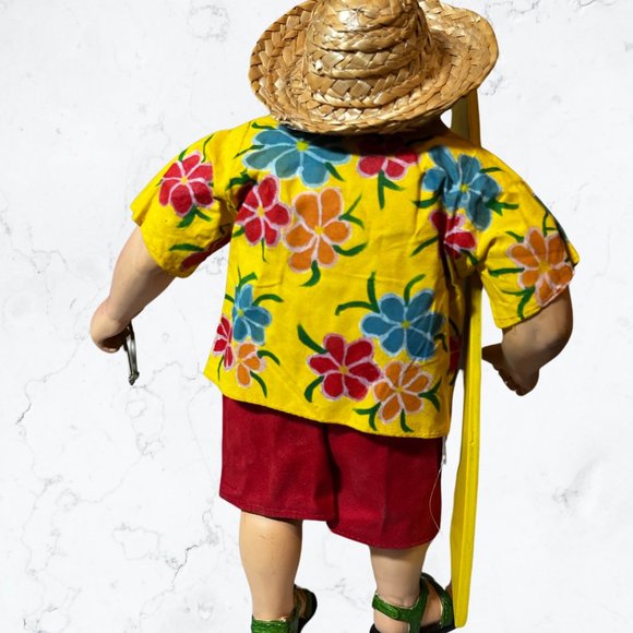 Surfing Santa Clothique by Possible Dreams with Surfboard and Sunglasses.Vintage - Picture 2 of 12